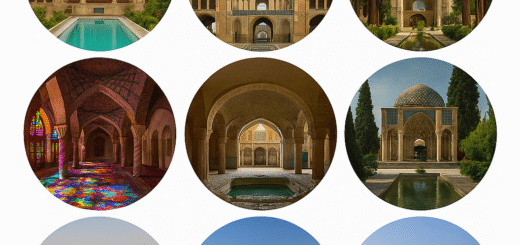 مکان های دیدنی کاشان ، شیراز و قشم