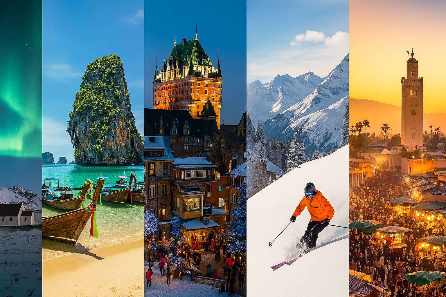 پنج کشور دیدنی برای سفر های زمستانی