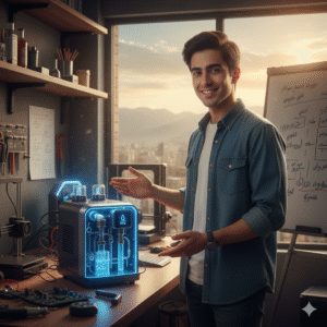 نوجوان مخترع ایرانی